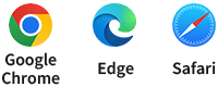 GoogleChrome Edge Safari